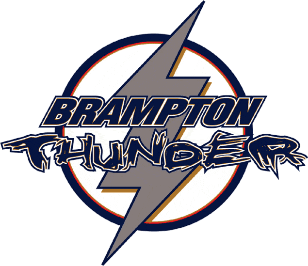 Brampton Thunder 2007-2015 Primary Logo iron on heat transfer